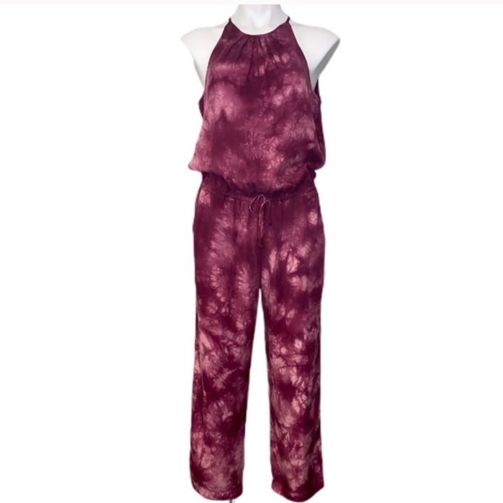 Anthropologie Cloth and Stone Maroon Jumpsuit